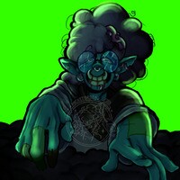 digital illustration of Broto as a zombie