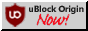 button 'uBlock Origin now!'